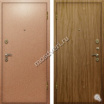 Дверь с порошковым напылением капучино и отделкой ламинатом - купить от производителя Мосдвери Дверь с порошковым напылением капучино и отделкой ламинатом