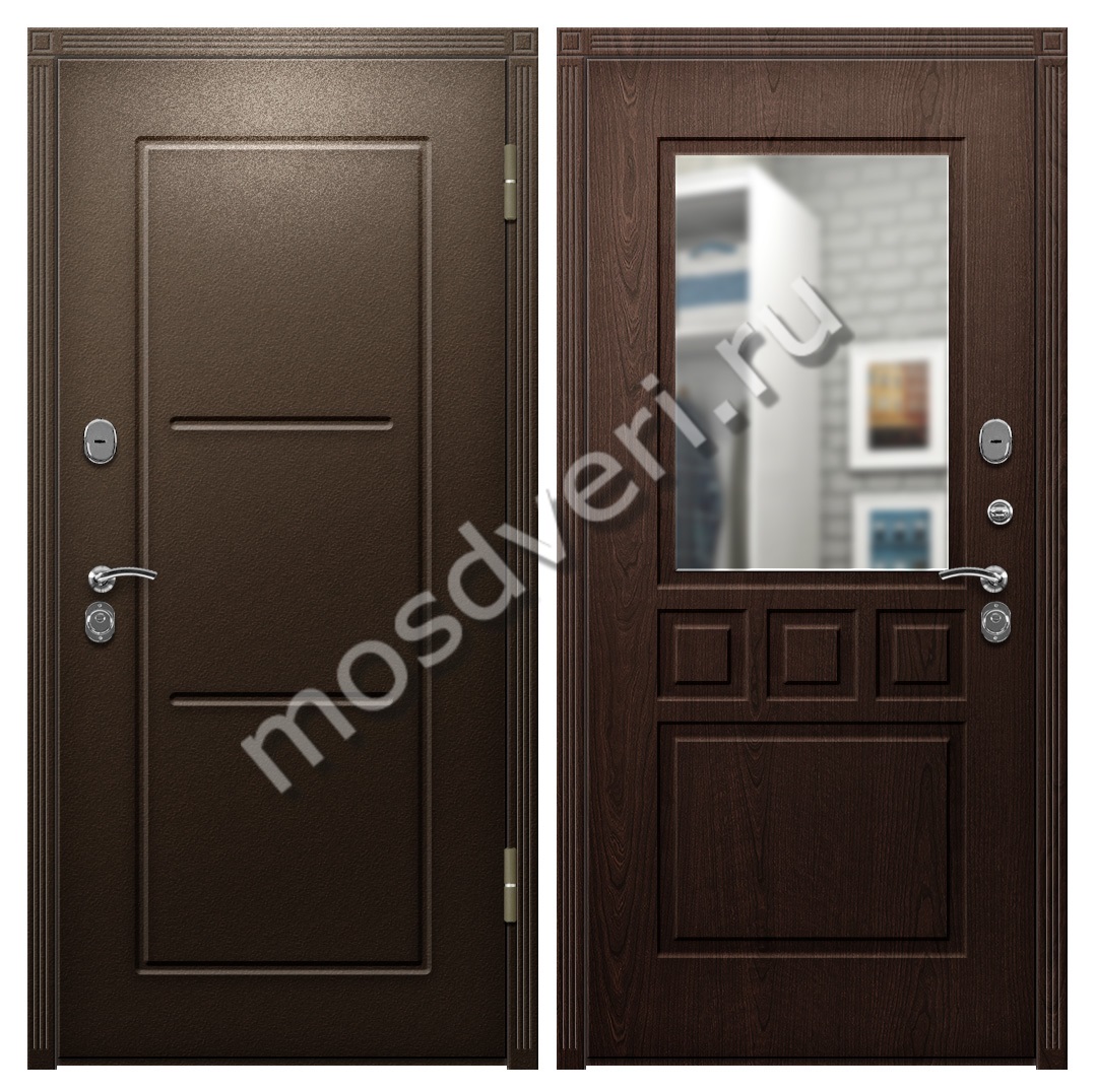 Дверь входная металлическая с терморазрывом TD-115 - купить от производителя Мосдвери Дверь входная металлическая с терморазрывом TD-115