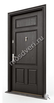 Темная дверь с терморазрывом МДФ - купить от производителя Мосдвери Темная дверь с терморазрывом МДФ