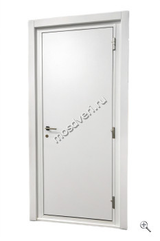 Дверь входная металлическая белая матовая БДД-008 - купить от производителя Мосдвери Дверь входная металлическая белая матовая БДД-008